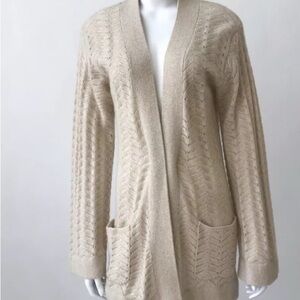 Johnny Was cashmere and linen Camille Kimono sweater - XS